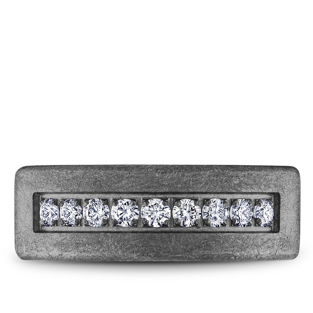 Bleu Royale Tantalum & Precious Wedding Band