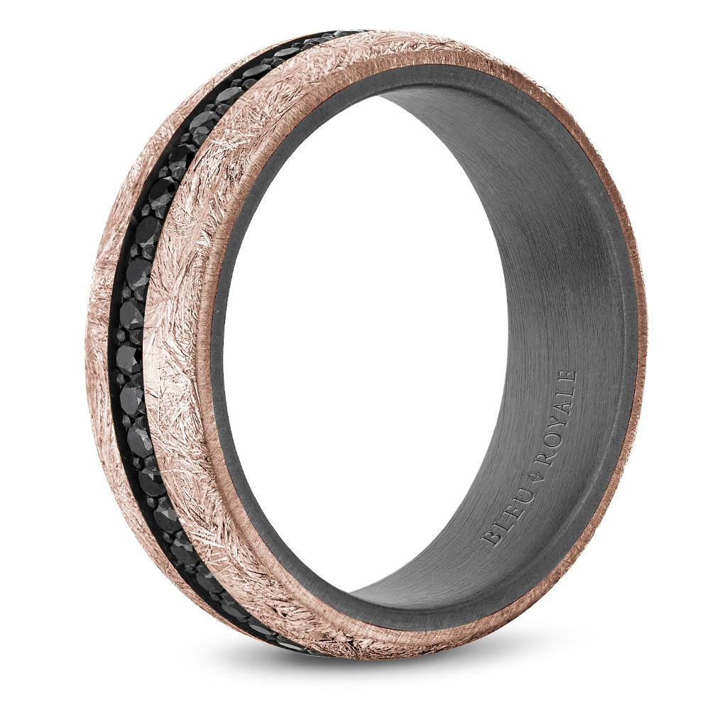 Bleu Royale Tantalum & Precious Wedding Band
