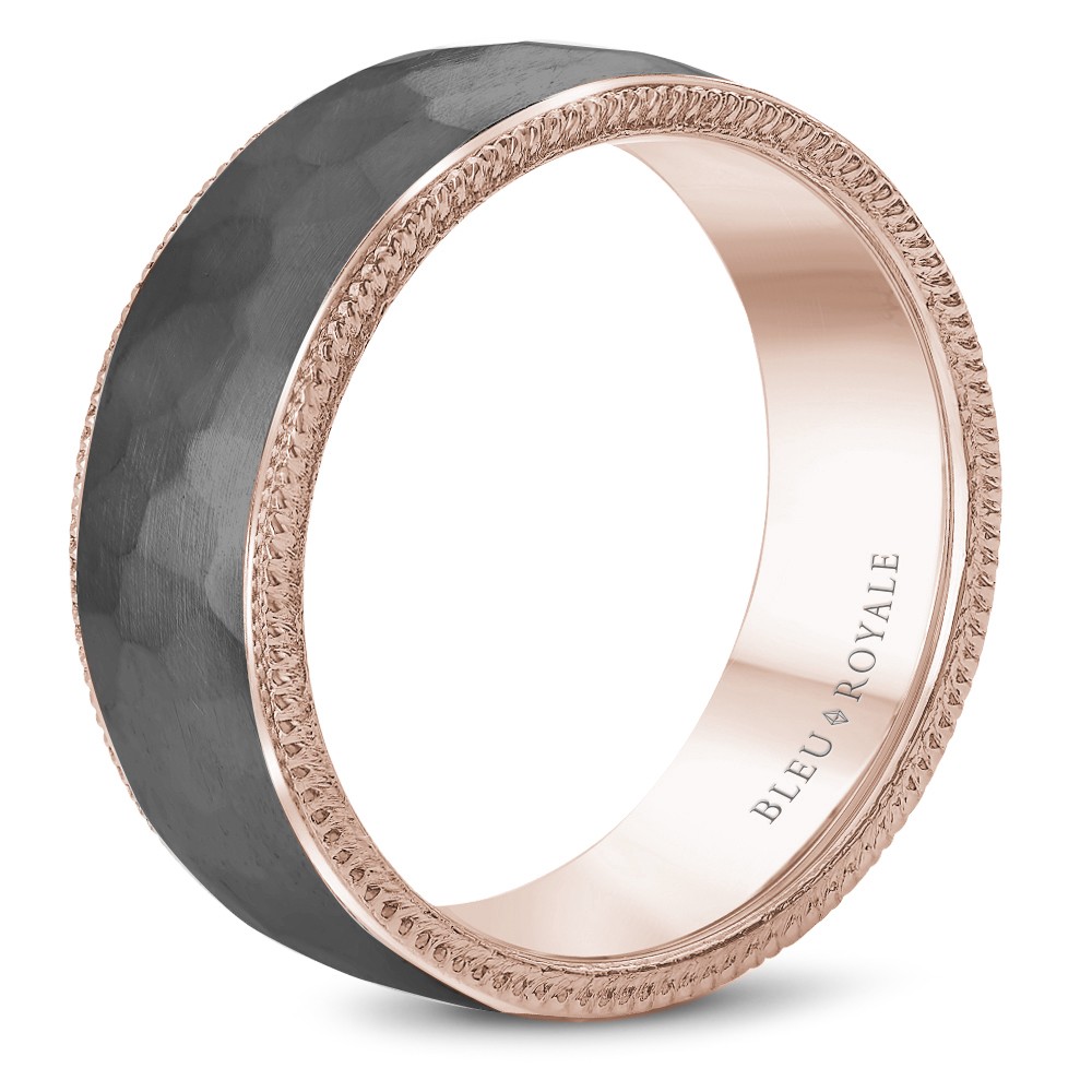 Bleu Royale Tantalum & Precious Wedding Band