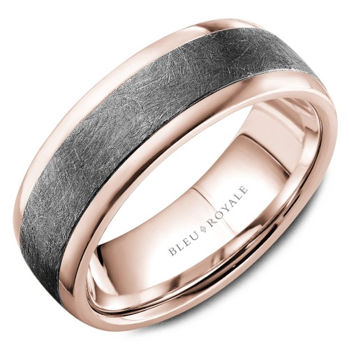 Bleu Royale Tantalum & Precious Wedding Band