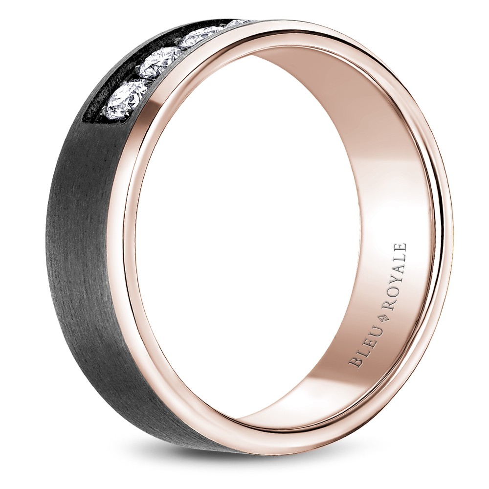 Bleu Royale Tantalum & Precious Wedding Band