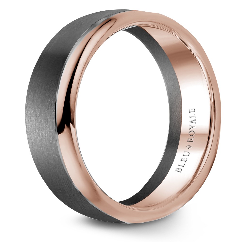 Bleu Royale Tantalum & Precious Wedding Band