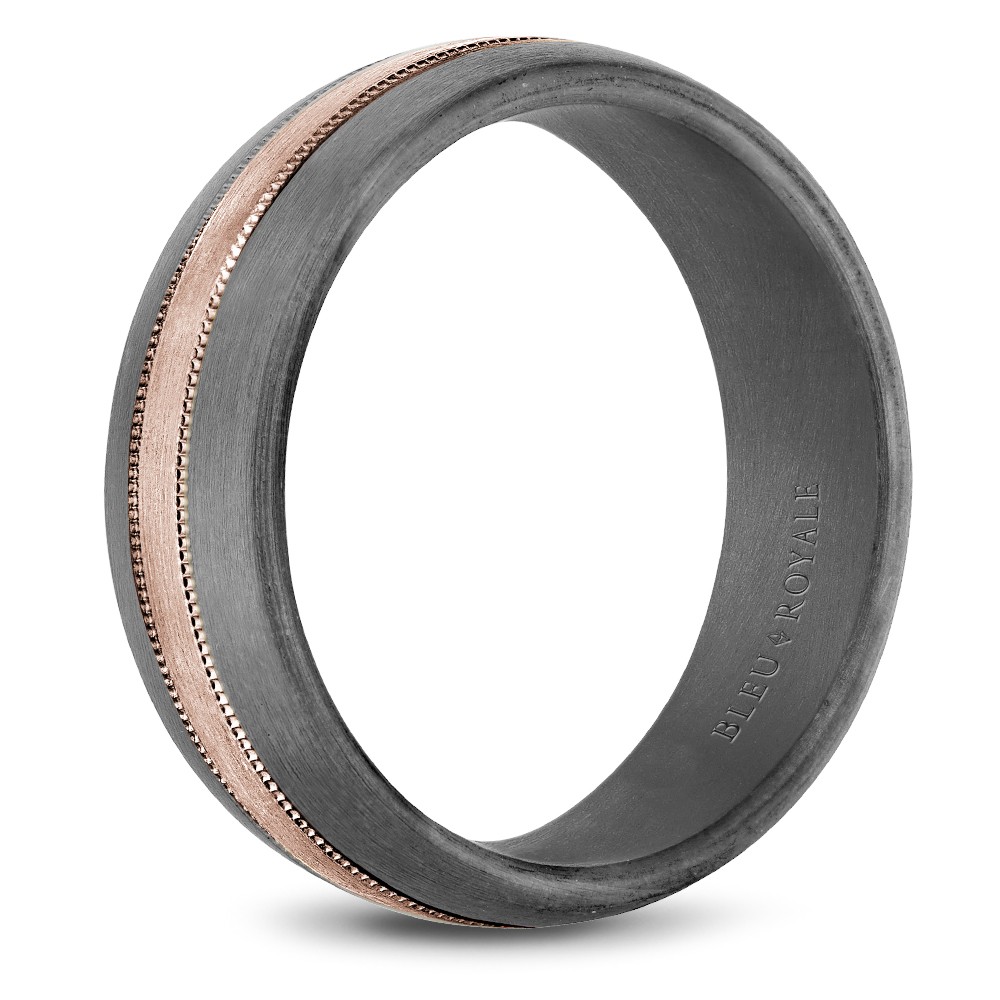 Bleu Royale Tantalum & Precious Wedding Band