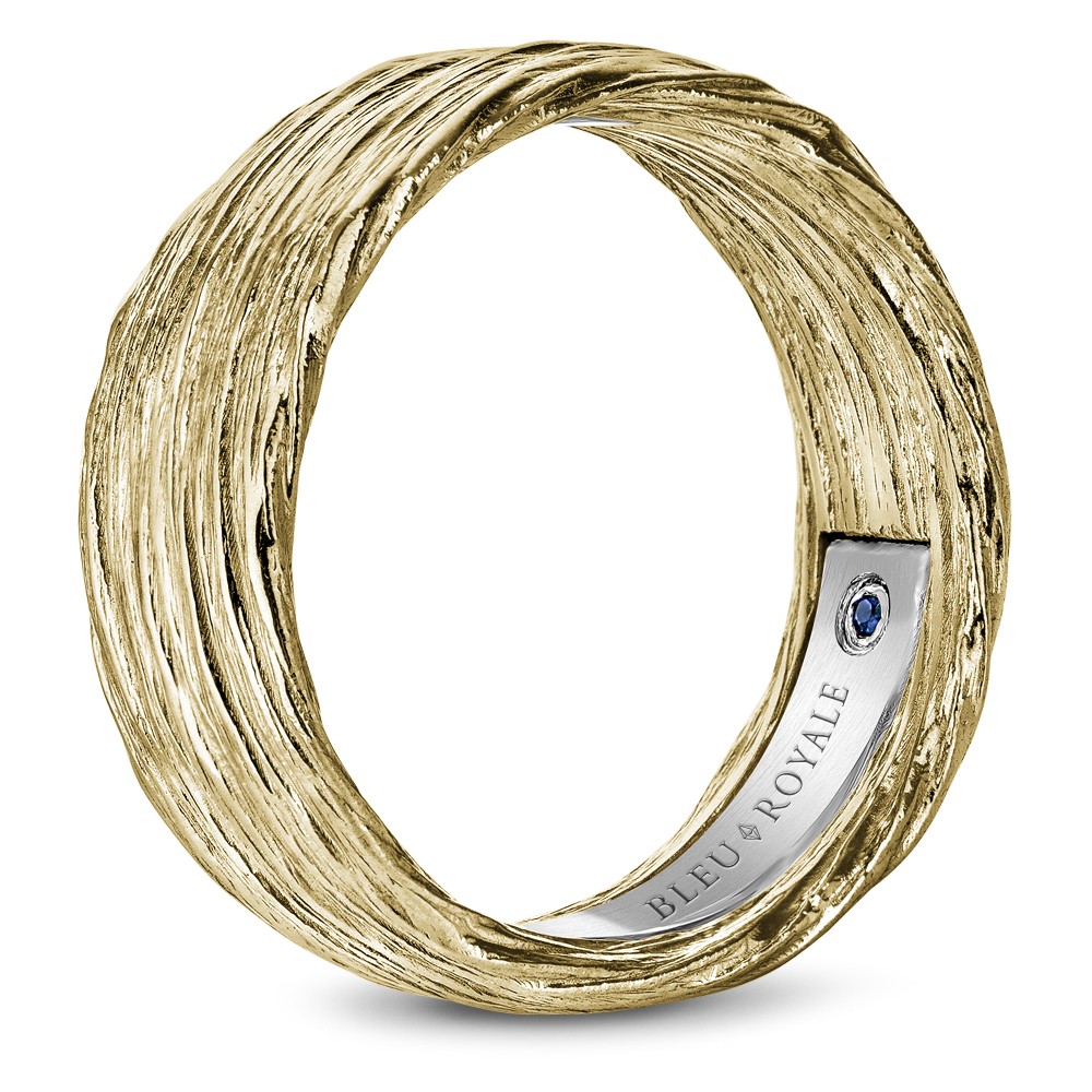 Bleu Royale Distinct Wedding Band
