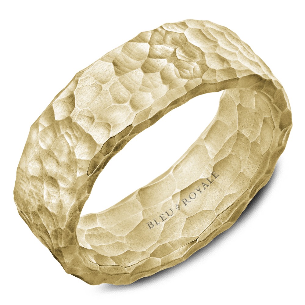 Bleu Royale Distinct Wedding Band