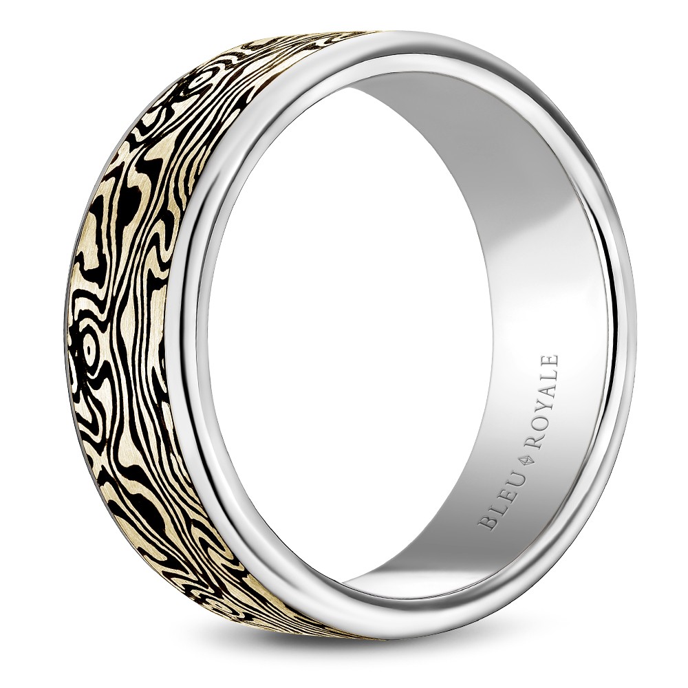 Bleu Royale Distinct Wedding Band