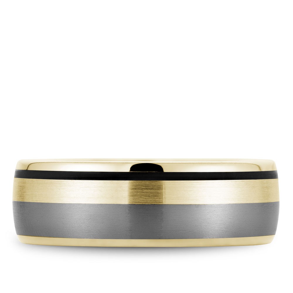Bleu Royale Tantalum & Precious Wedding Band