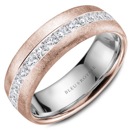 Bleu Royale Diamond Wedding Band