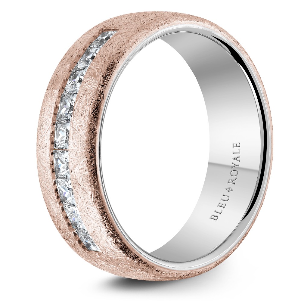 Bleu Royale Diamond Wedding Band