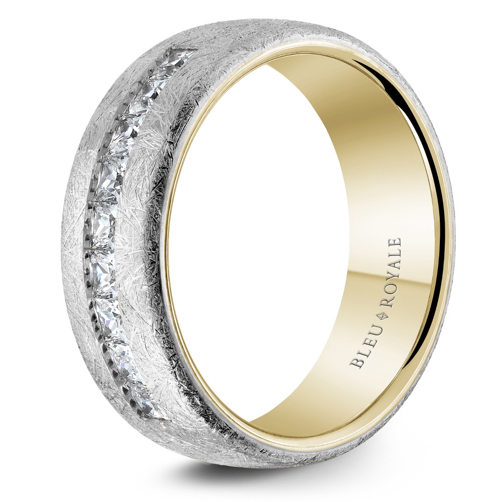 Bleu Royale Diamond Wedding Band