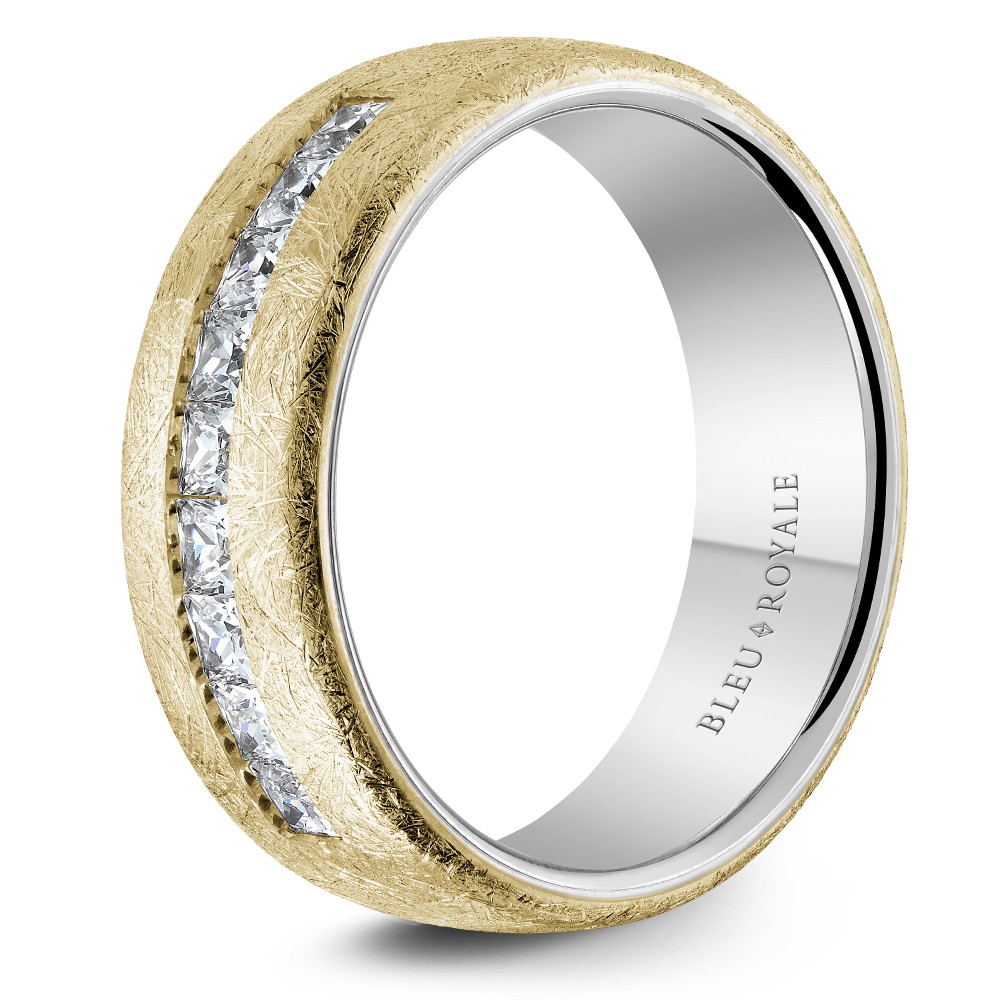 Bleu Royale Diamond Wedding Band