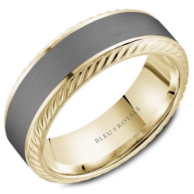 BLEU ROYALE Wedding Band