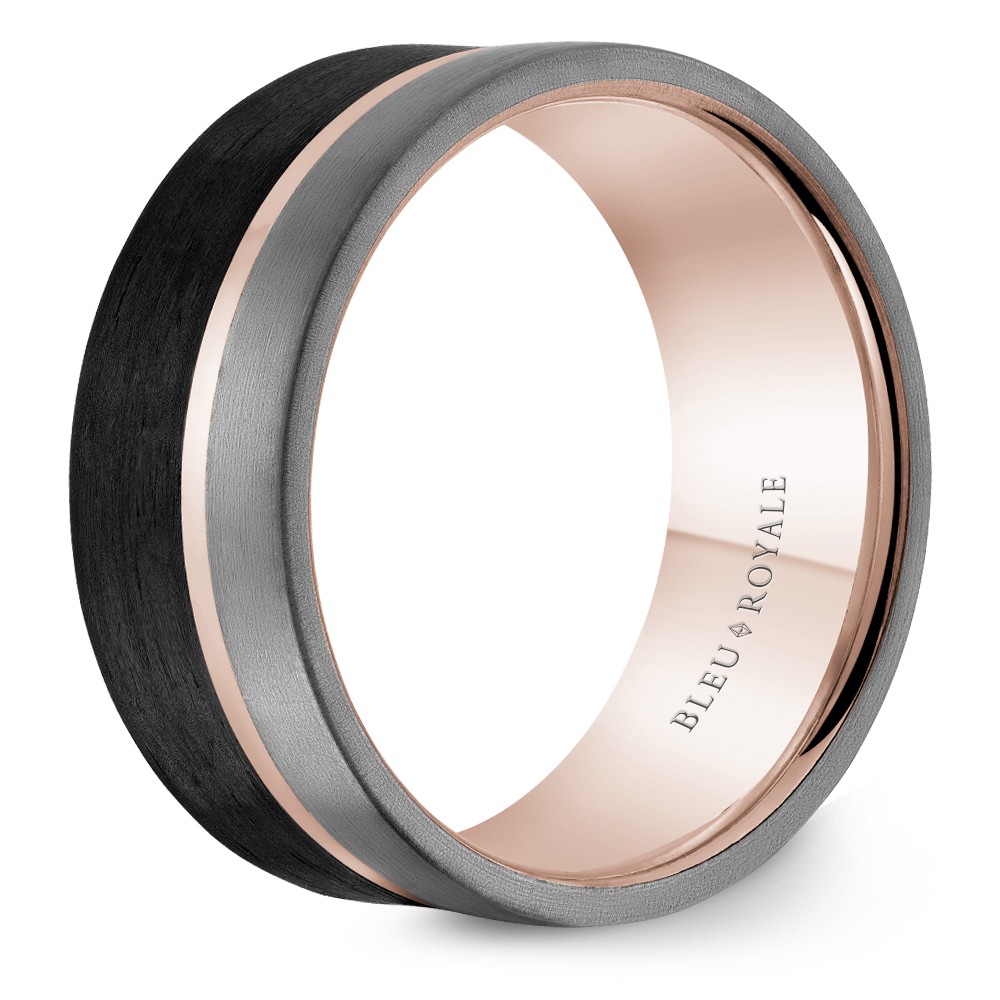 Bleu Royale Tantalum & Precious Wedding Band