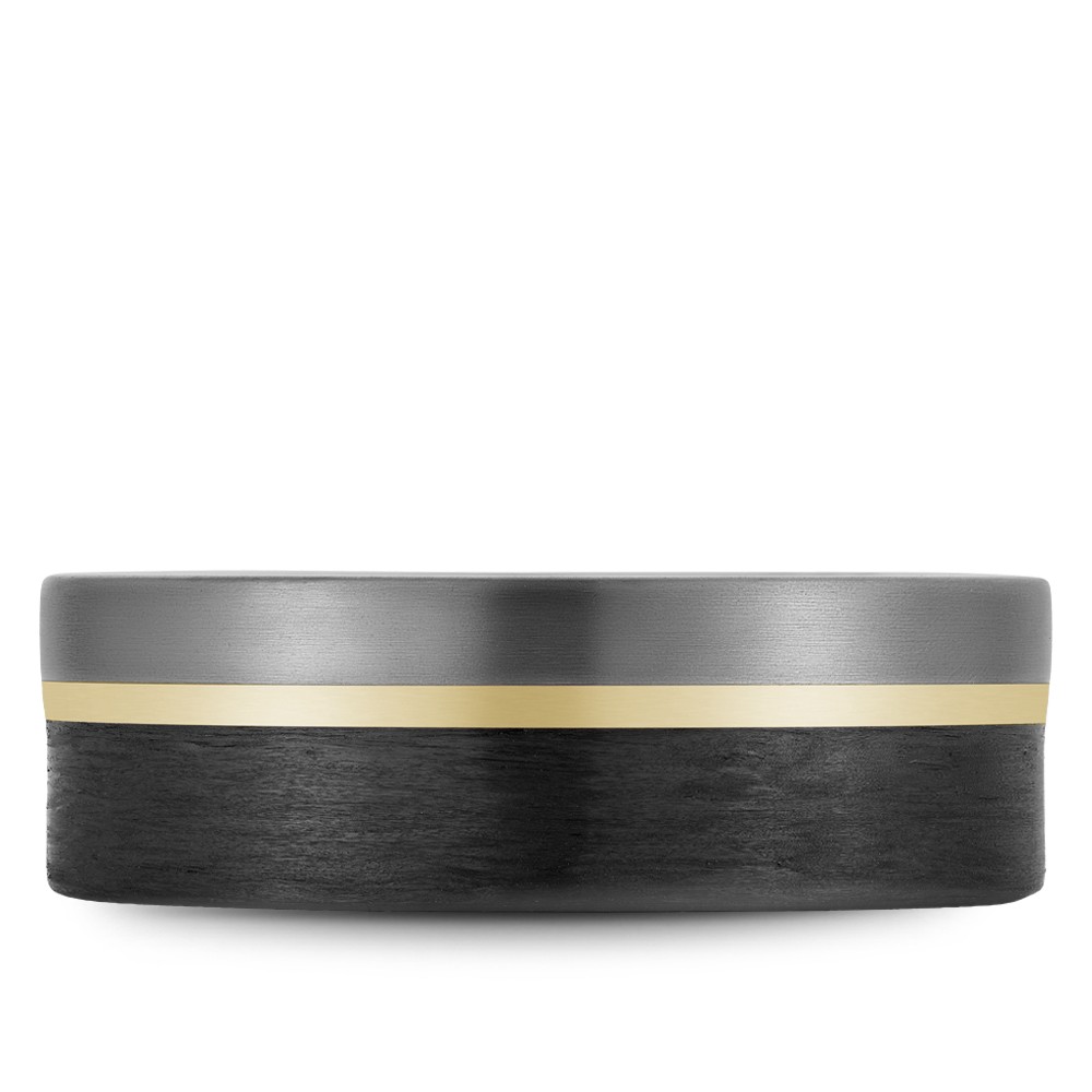 Bleu Royale Tantalum & Precious Wedding Band