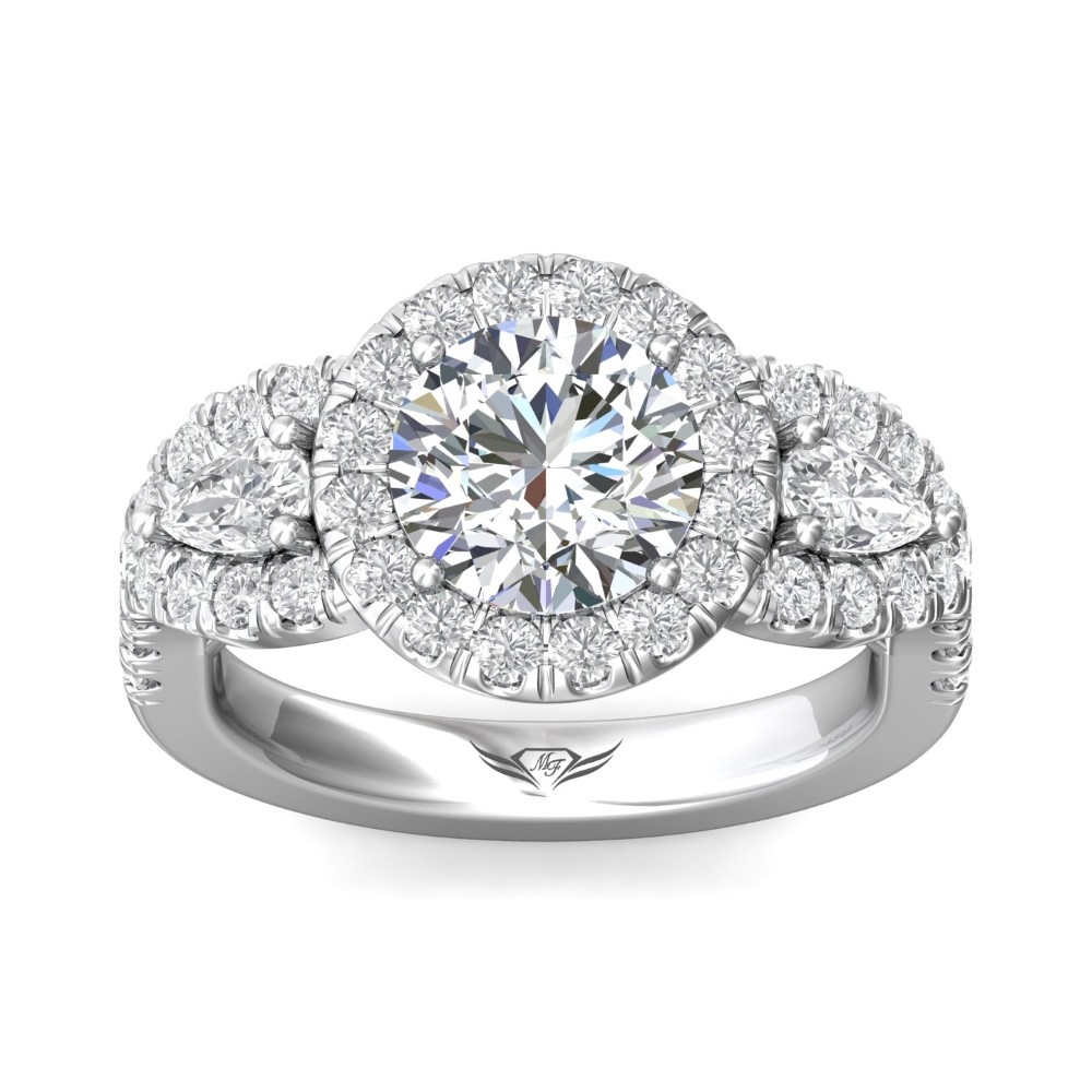FlyerFit® 14K White Gold Encore Engagement Ring