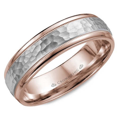 CrownRing Carved Wedding Band