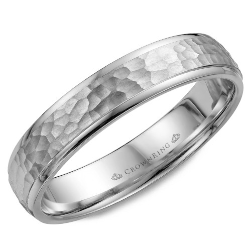 CrownRing Carved Wedding Band