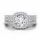 FlyerFit® 14K White Gold Encore Engagement Ring