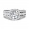 FlyerFit® 14K White Gold Encore Engagement Ring
