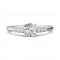 FlyerFit® 14K White Gold Channel/Shared Prong Engagement Ring