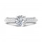 FlyerFit® 14K White Gold Encore Engagement Ring