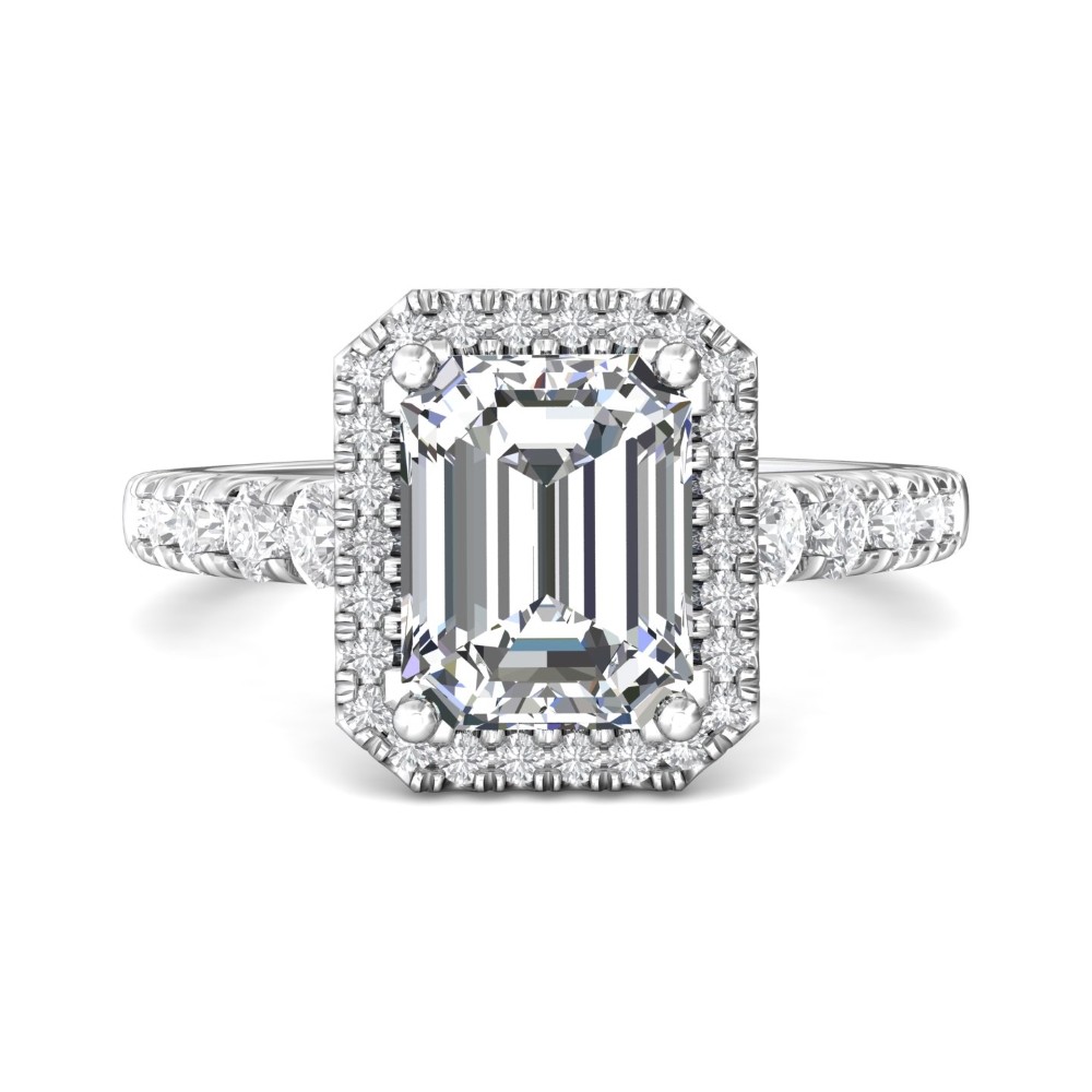 FlyerFit® 14K White Gold Encore Engagement Ring