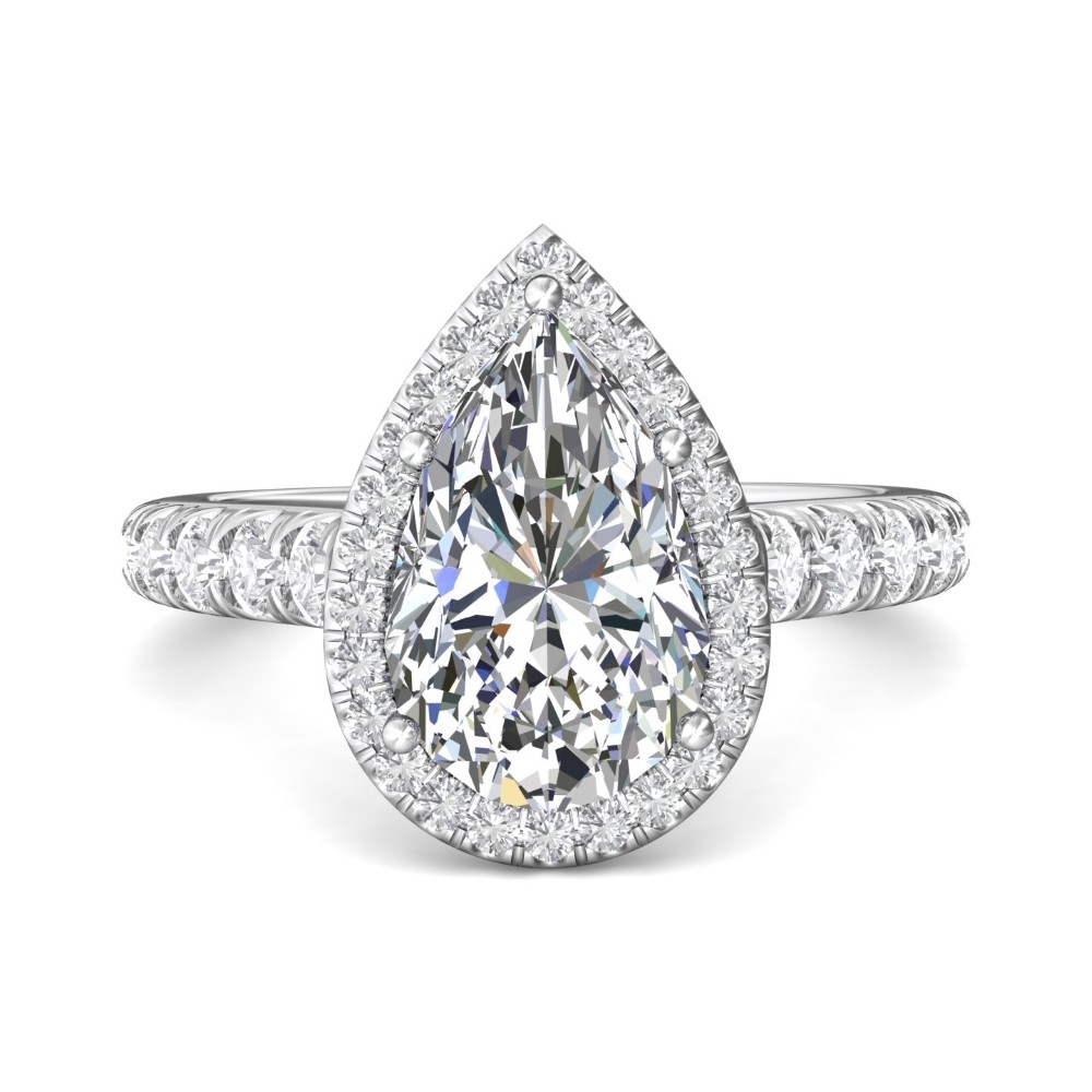 FlyerFit® 14K White Gold Encore Engagement Ring
