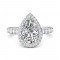 FlyerFit® 14K White Gold Encore Engagement Ring