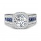 FlyerFit® 14K White Gold Channel/Shared Prong Engagement Ring