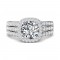 FlyerFit® 14K White Gold Encore Engagement Ring