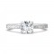 FlyerFit® 14K White Gold Vintage Engagement Ring