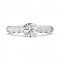 FlyerFit® 14K White Gold Channel/Shared Prong Engagement Ring