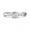 FlyerFit® 14K White Gold Channel/Shared Prong Engagement Ring