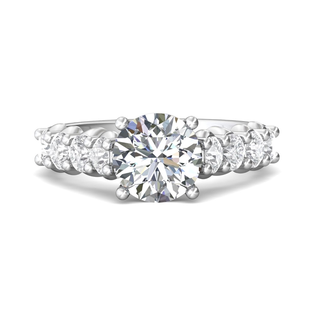 FlyerFit® 14K White Gold Encore Engagement Ring