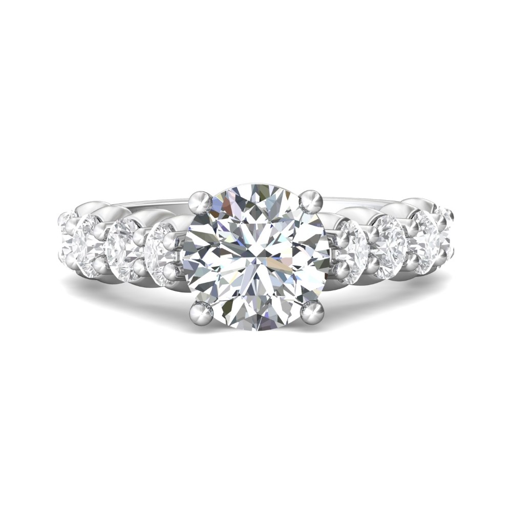 FlyerFit® 14K White Gold Encore Engagement Ring