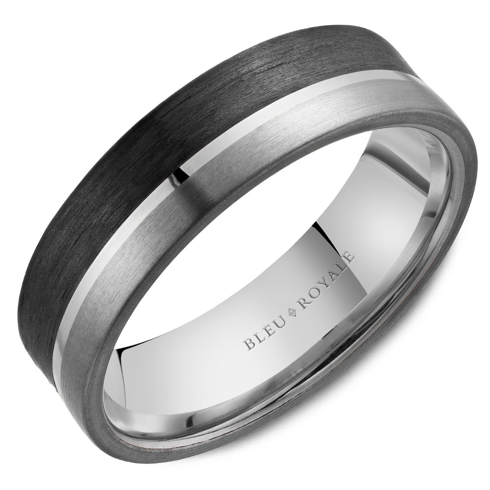 Bleu Royale Tantalum & Precious Wedding Band