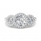 FlyerFit® 14K White Gold Vintage Engagement Ring